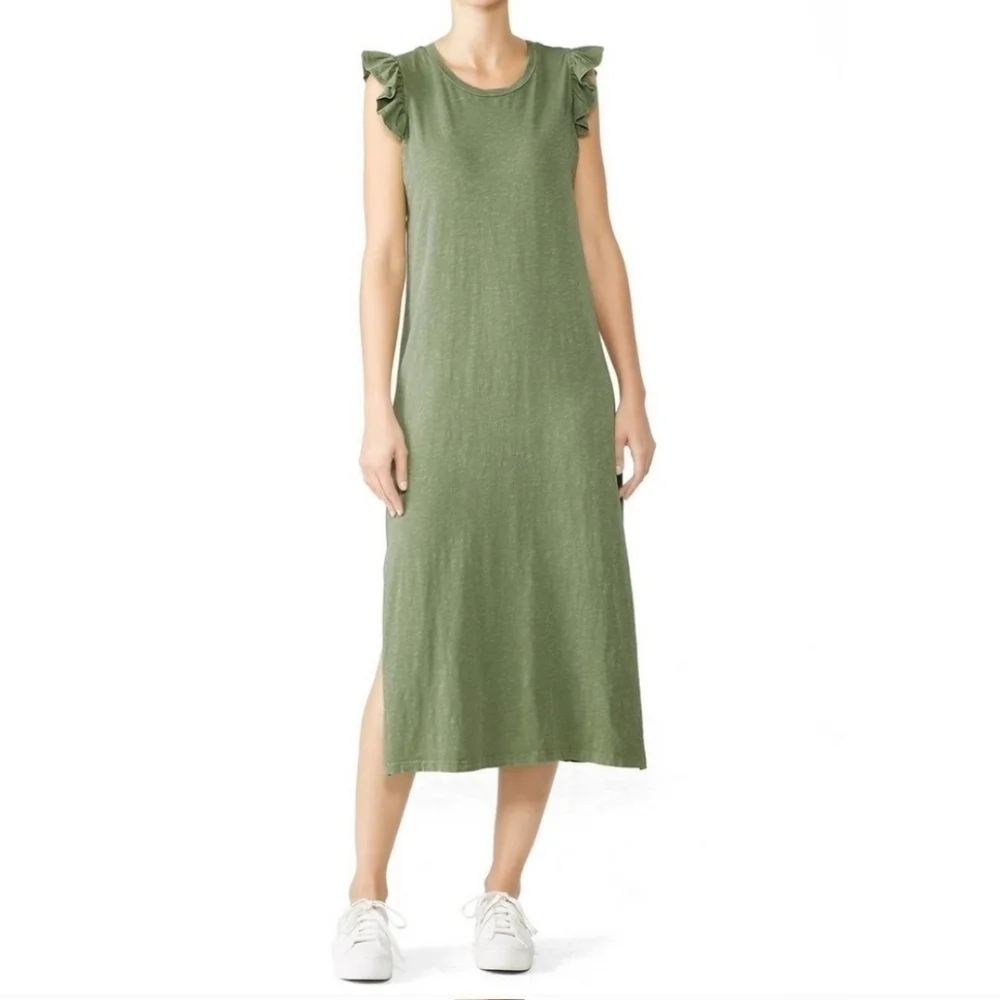 Sundry Ayana Slub Knit Midi Dress